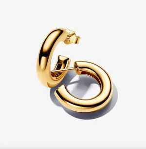 Round Open Hoop Earrings