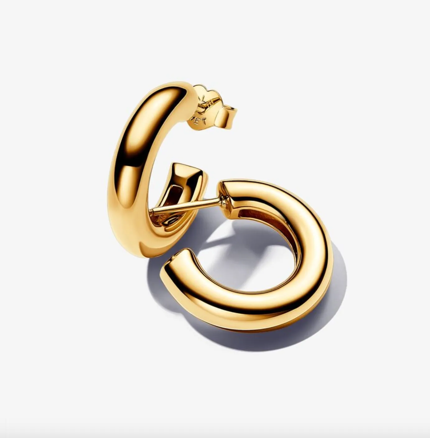 Round Open Hoop Earrings