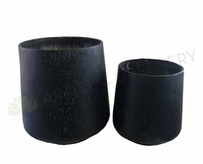Round Charcoal Speckled Fiberglass Planter (Code: FG-1509) 3 Sizes outdoor greenery  