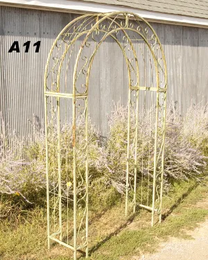 Rounded Top Arch dried flower branch  