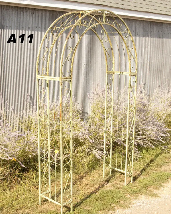 Rounded Top Arch dried flower branch  