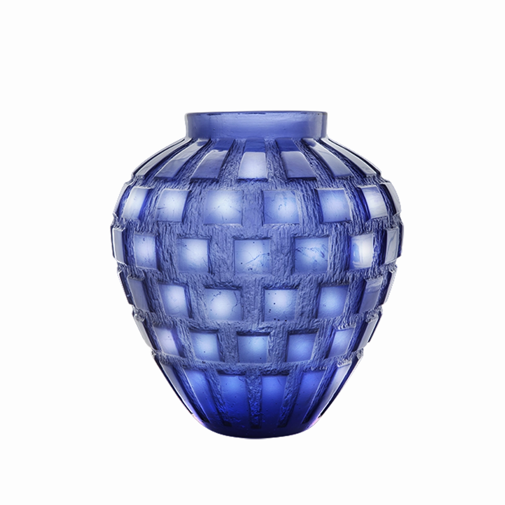 Rythmes - Bleu Vase mini ornamental plant  