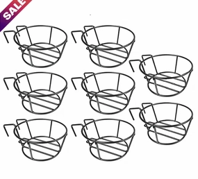 Sat of 8 ring black cactus succulent plant  