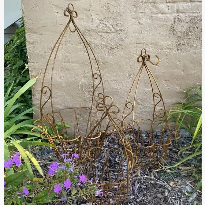 Scalloped Hanging Baskets Set of 3