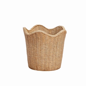 Scalloped Edge Basket Weave Pattern Cachepot plant seeds  