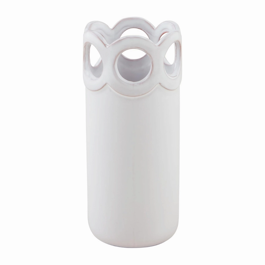 Scalloped Edge Bud Vases
