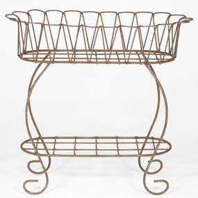 Scalloped Fernery Iron Plant Stand cactus succulent plant  