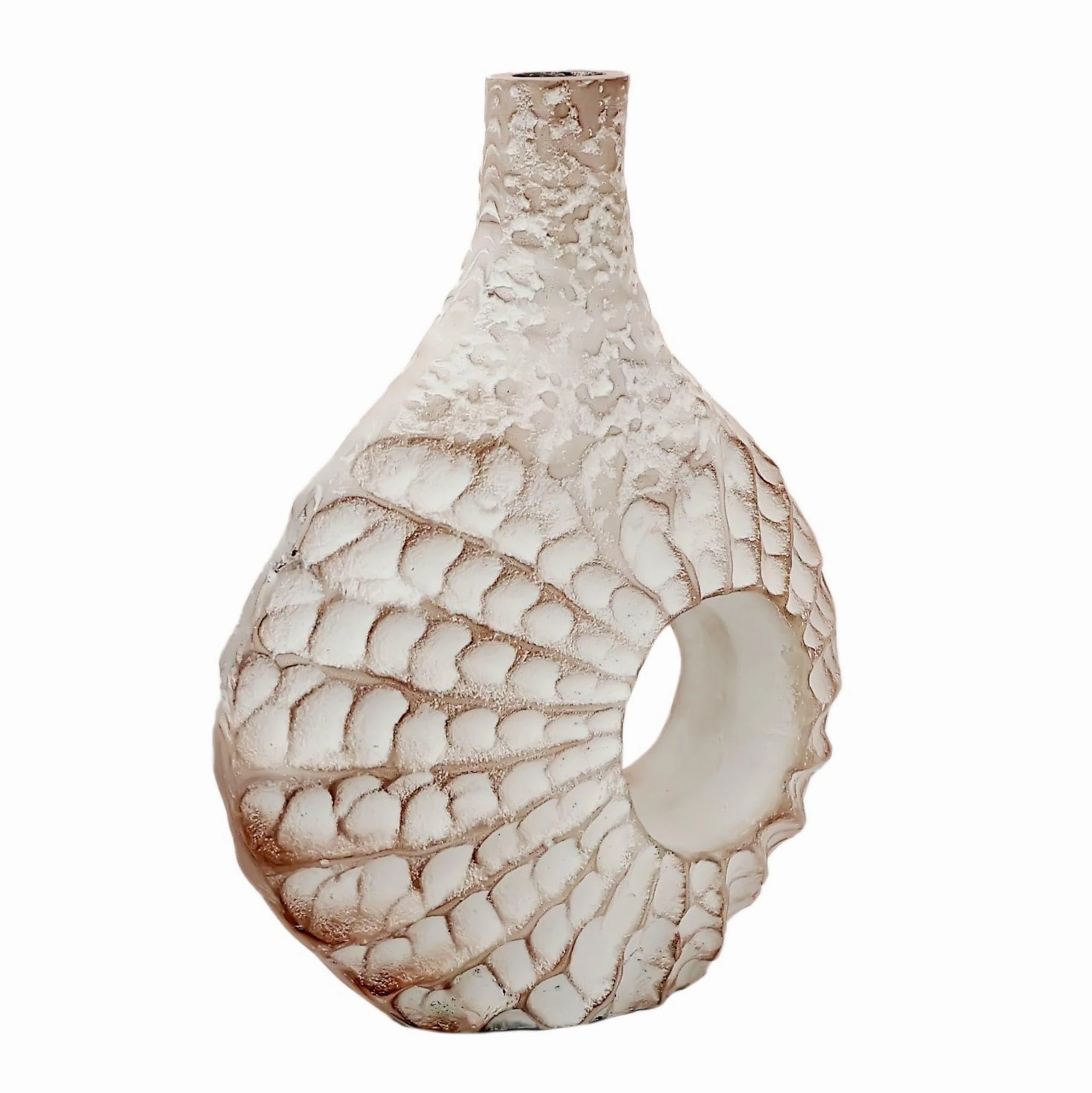 Seashell Serenity Vase -  Dirty pink