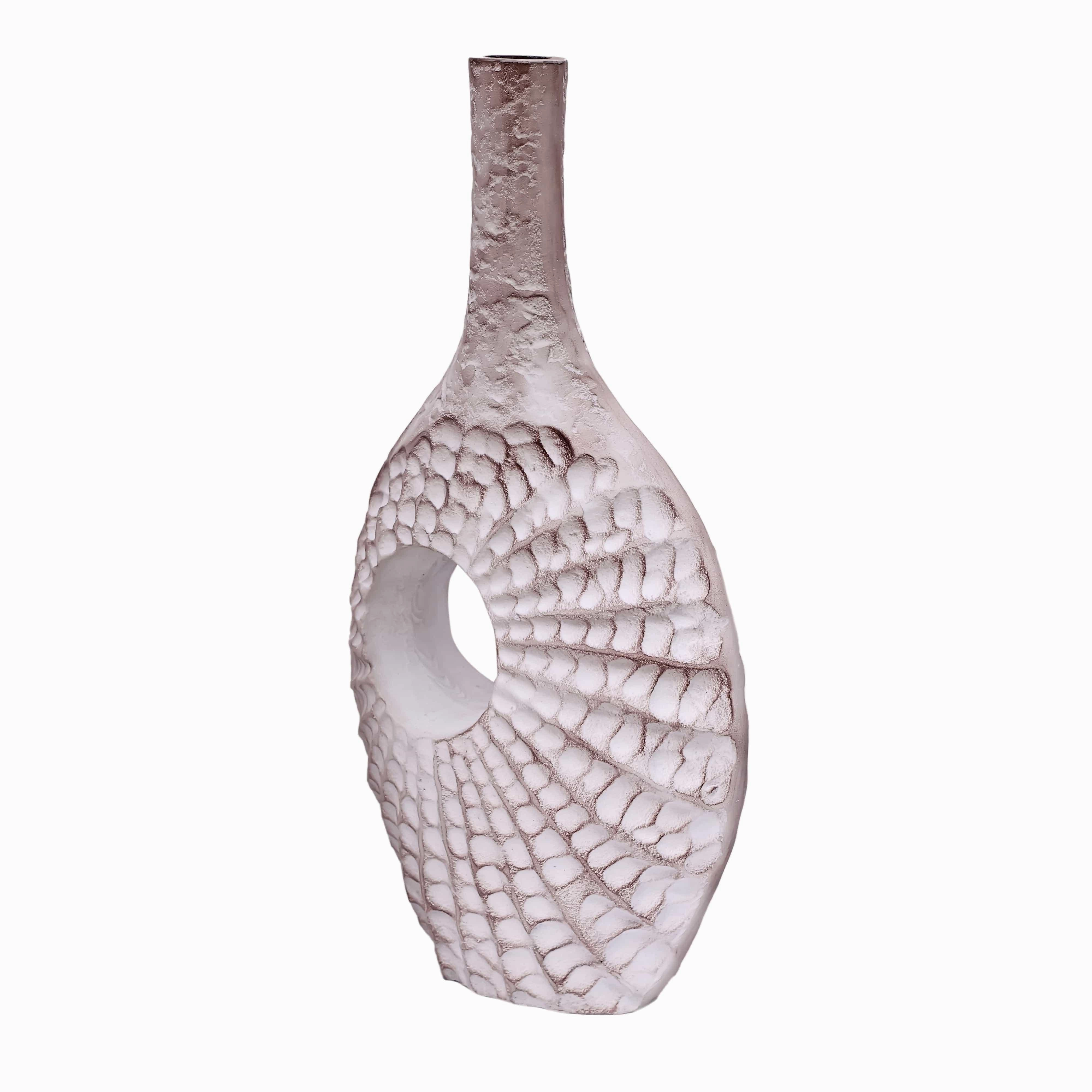 Seashell Serenity Vase - Dirty Pink Large