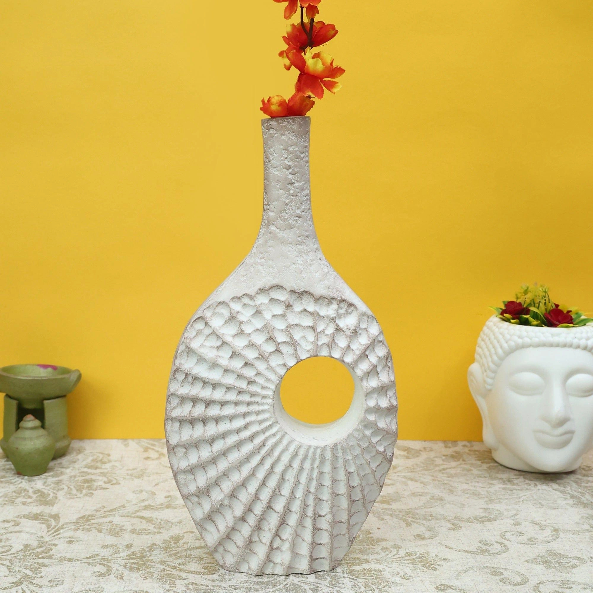Seashell Serenity Vase - Dirty Pink Large