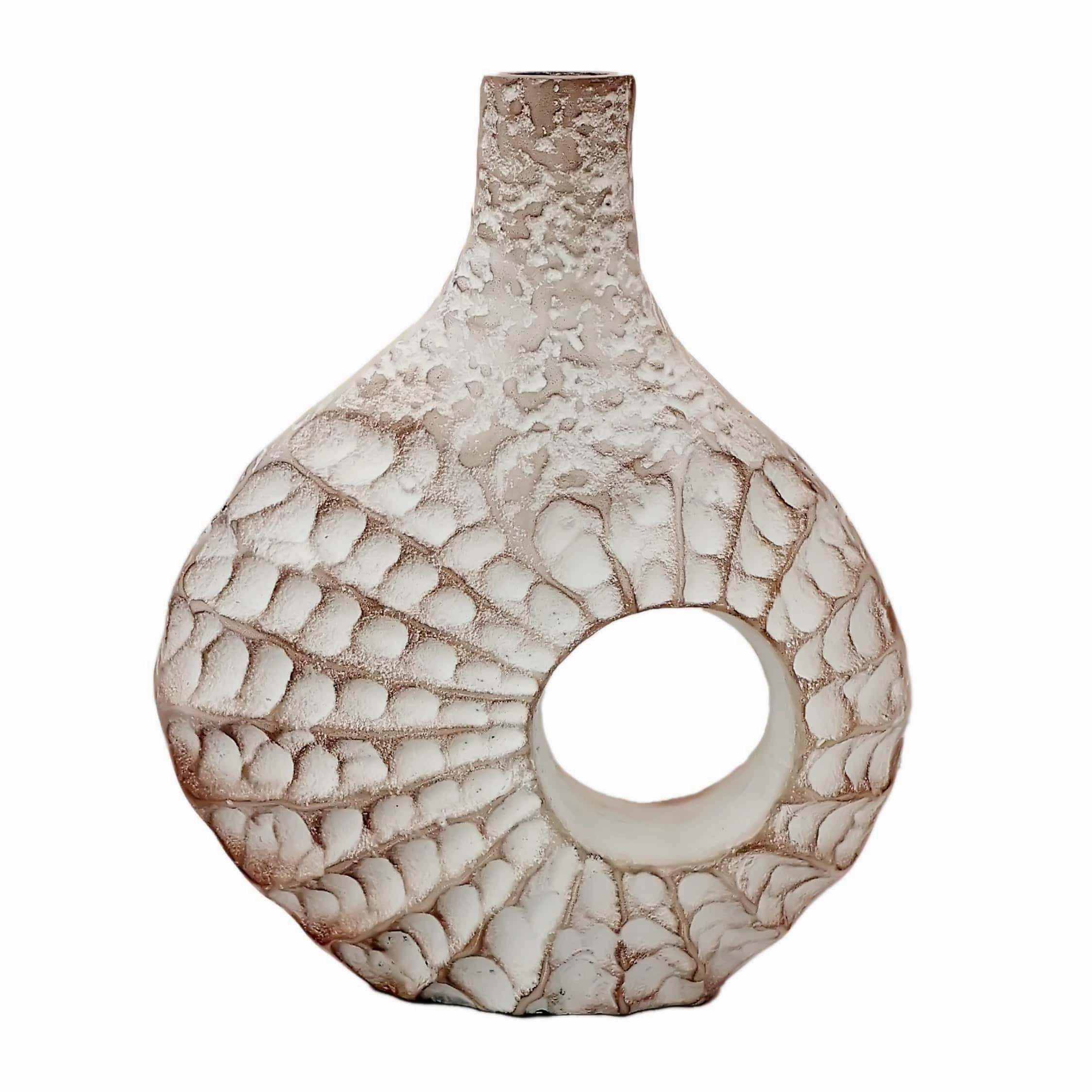 Seashell Serenity Vase -  Dirty pink