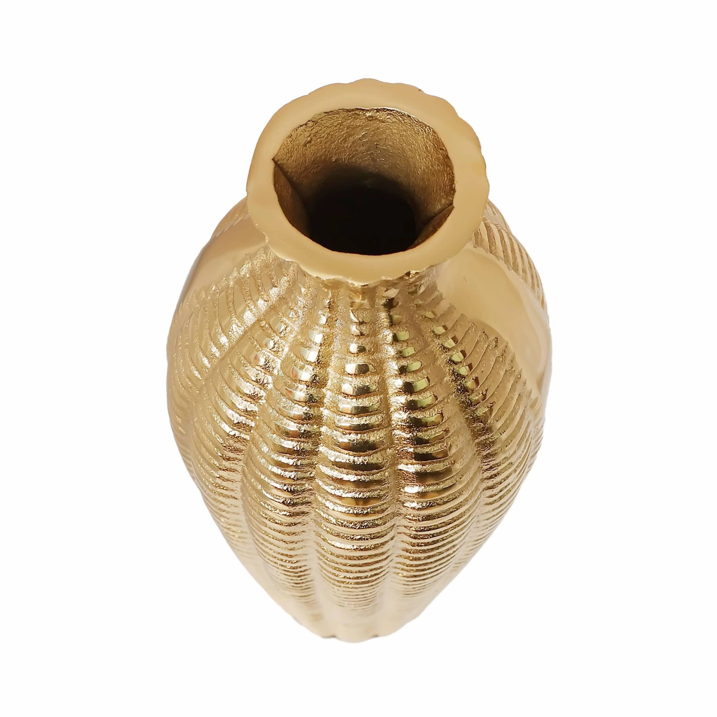 Serene Metallica Vase Gold