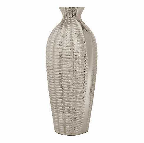 Serene Metallica Vase Silver