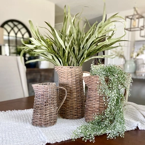 Serene Shoals Grass Bush xl flower pot  