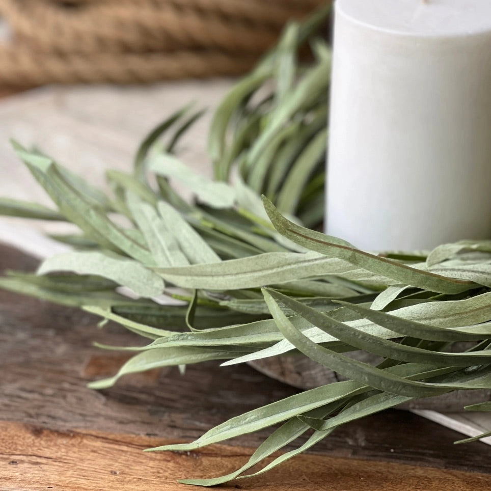 Serene Shoals Grass Candle Ring