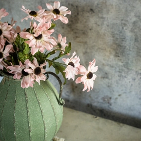 Set/3 Shaded Pink Black-Eyed Susans xl flower pot  