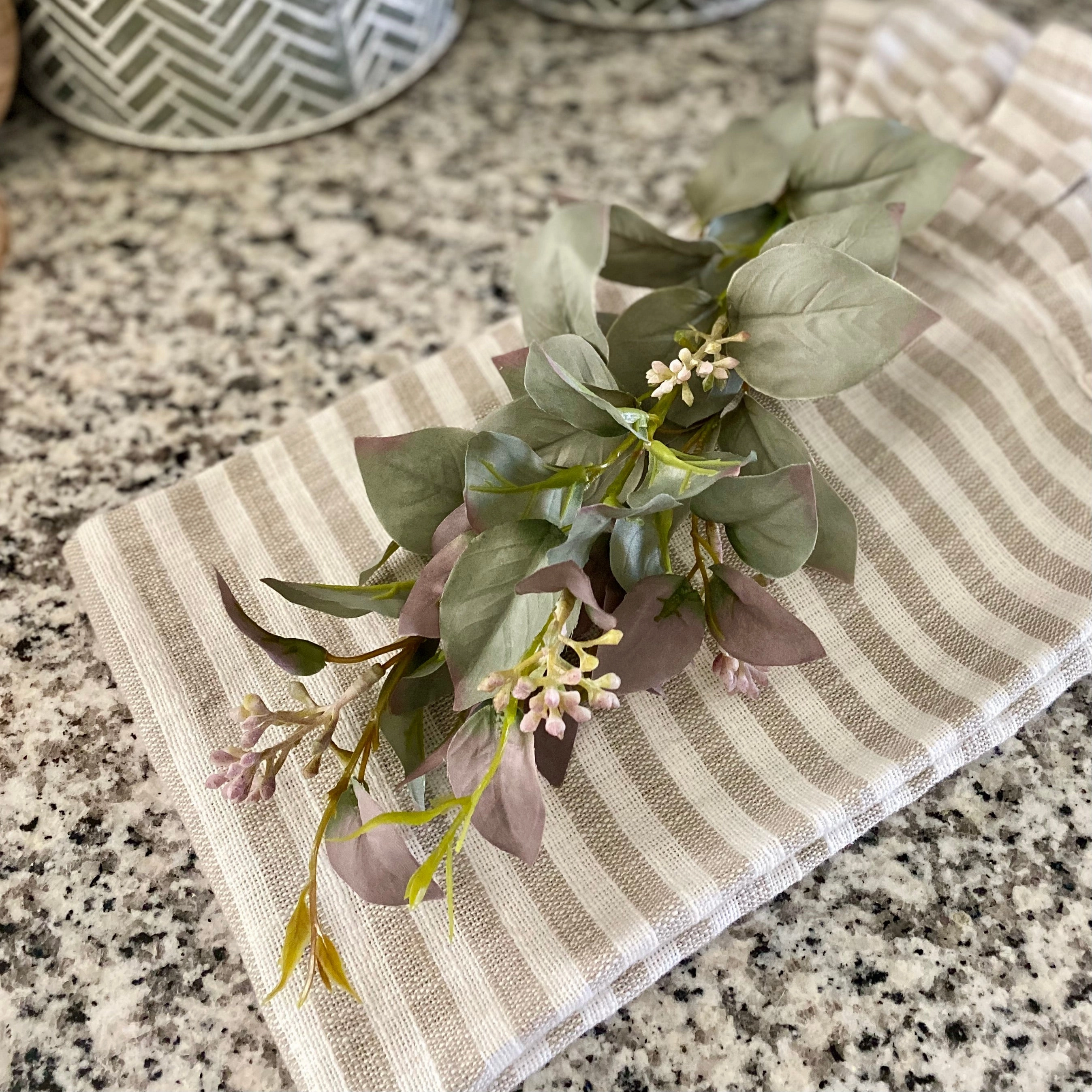 Set/4 Eucalyptus Berries Spray