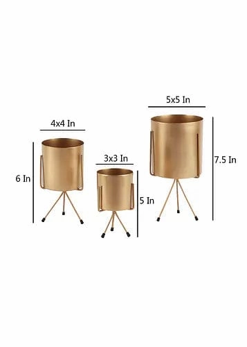Set of 3 Votive Shape Planters