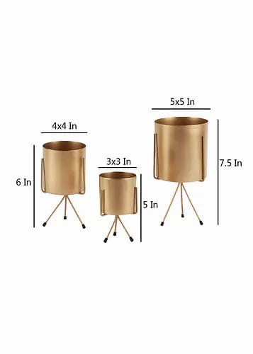 Set of 3 Votive Shape Planters