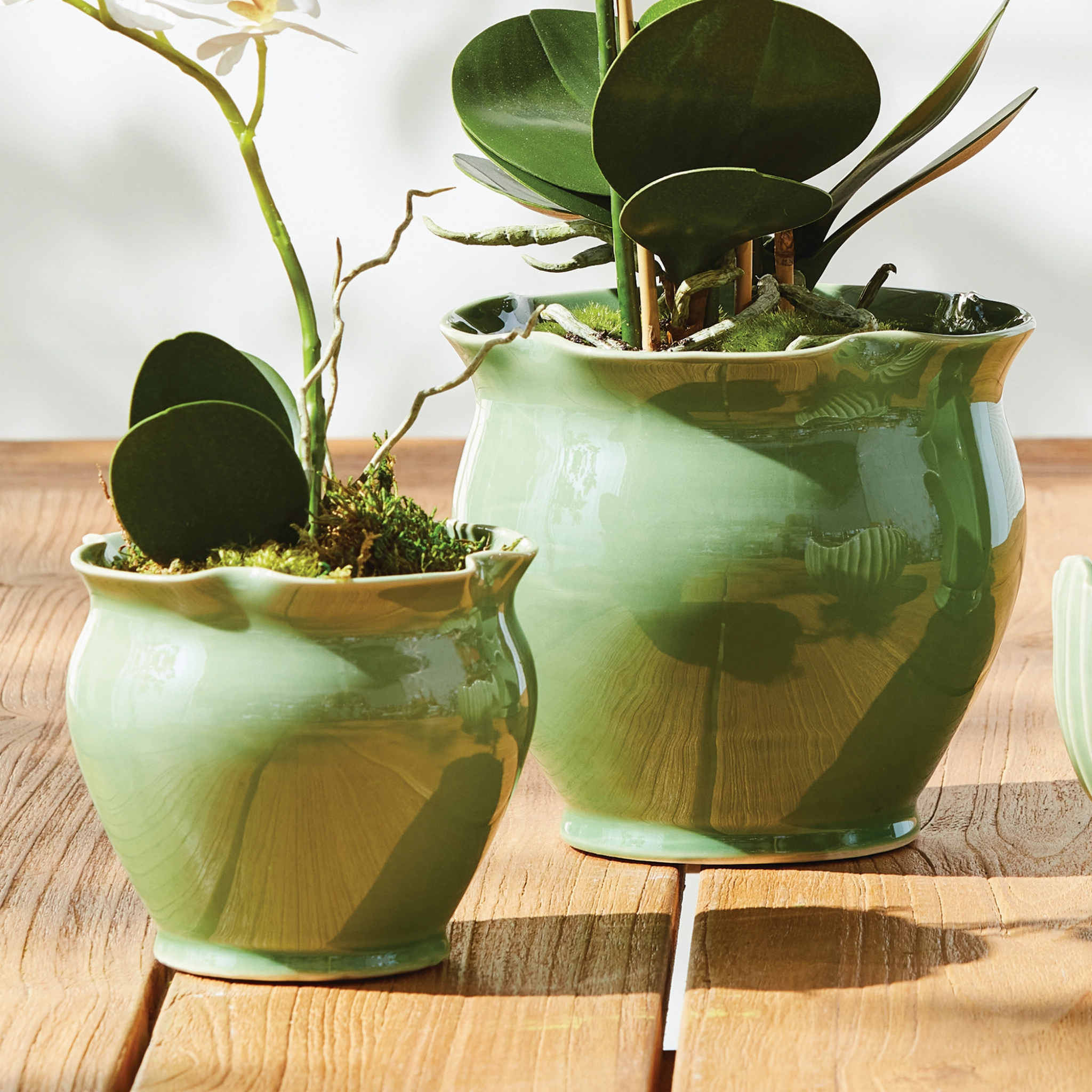 Set of Two Megan Pots