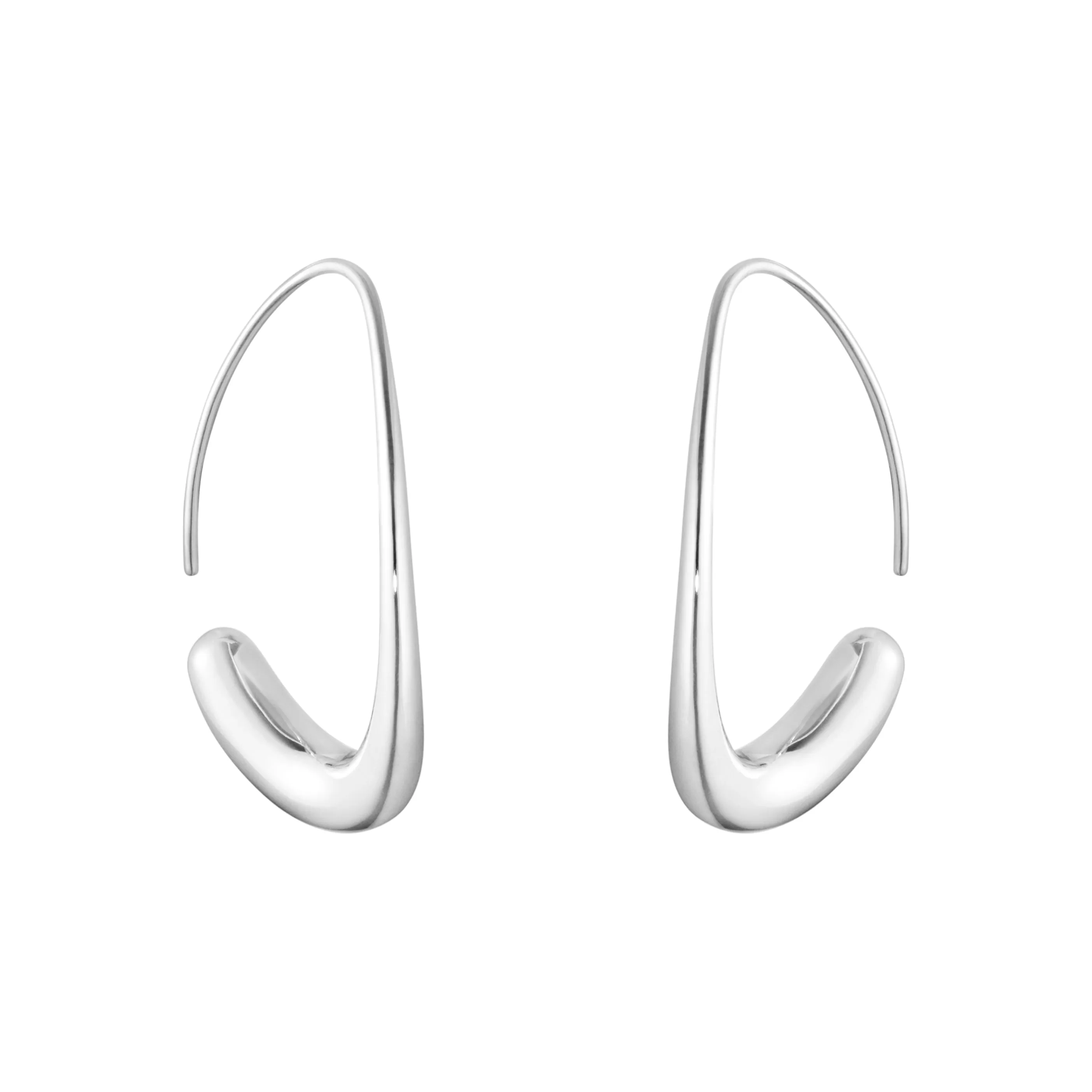 Silver Offspring Hoop Earrings
