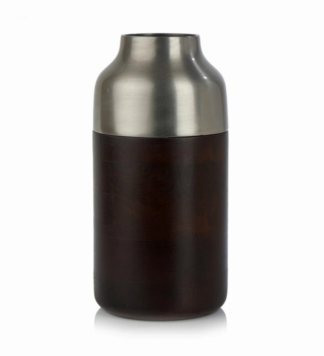 Silver Deidra Paco (Small) Metal Table Vase,