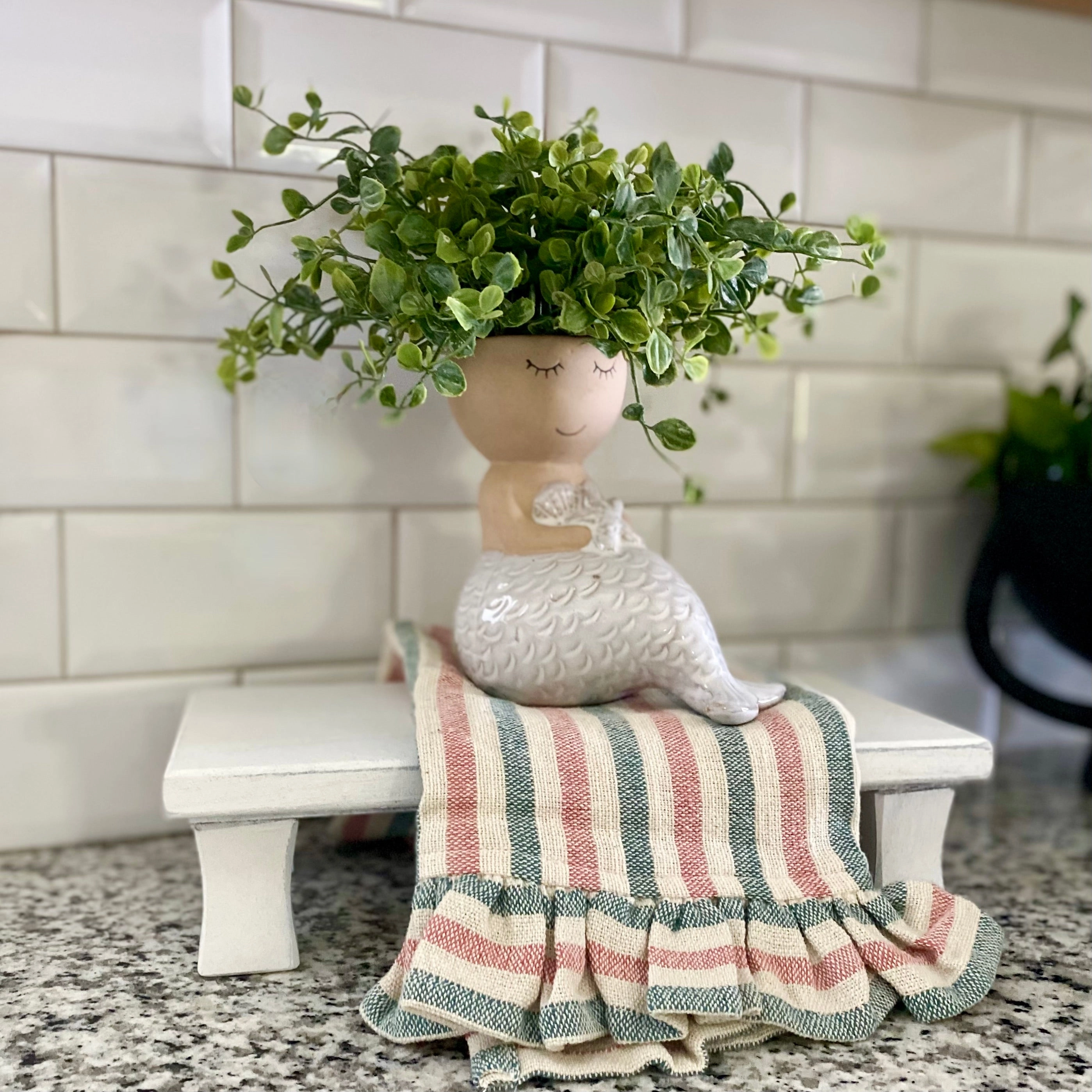 Sitting Mermaid Cachepot