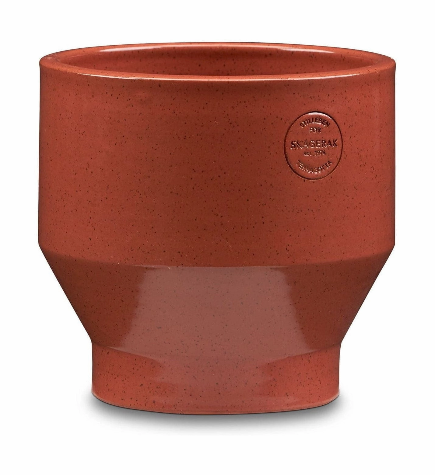 Skagerak Edge Flowerpot ?18 Cm, Terracotta dried green plant  