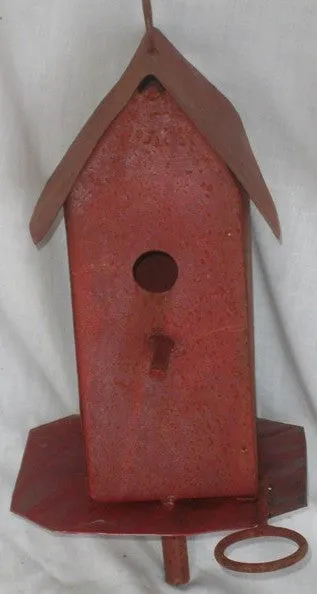 Slim Line Bird House dried flower branch  