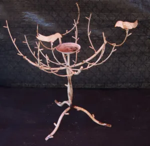 SM TREE W/BIRDS dried flower branch  