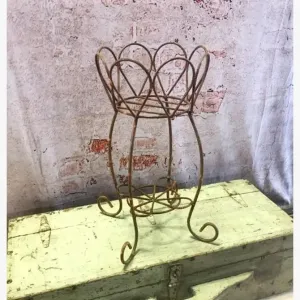 Small Daisey Planter Stand dried flower branch  