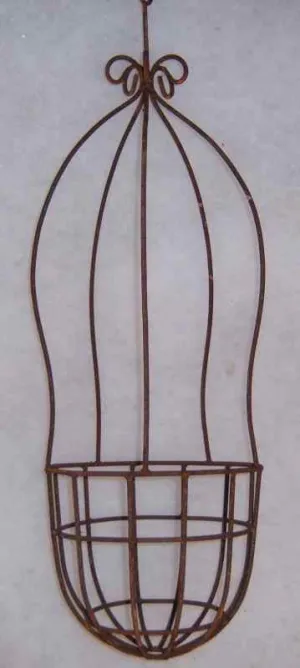 Small Hanging Balloon Basket dried flower branch  