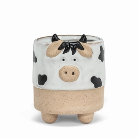 Small Cow on Legs Planter - 3"H plant seeds  