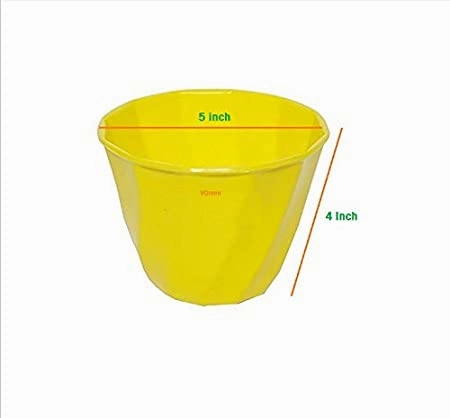 Small Kohinoo Table Top Pots (Multicolor), Pack of 5