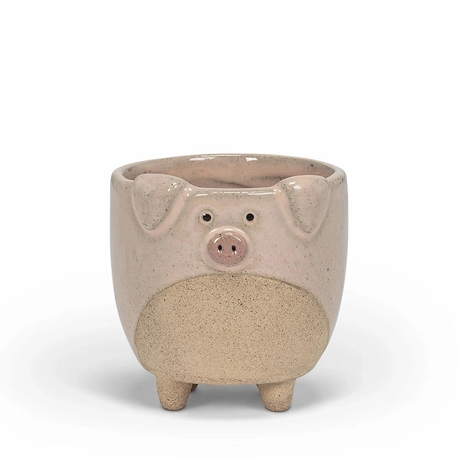 Small Pig on Legs Planter - 2.5"H plant seeds  