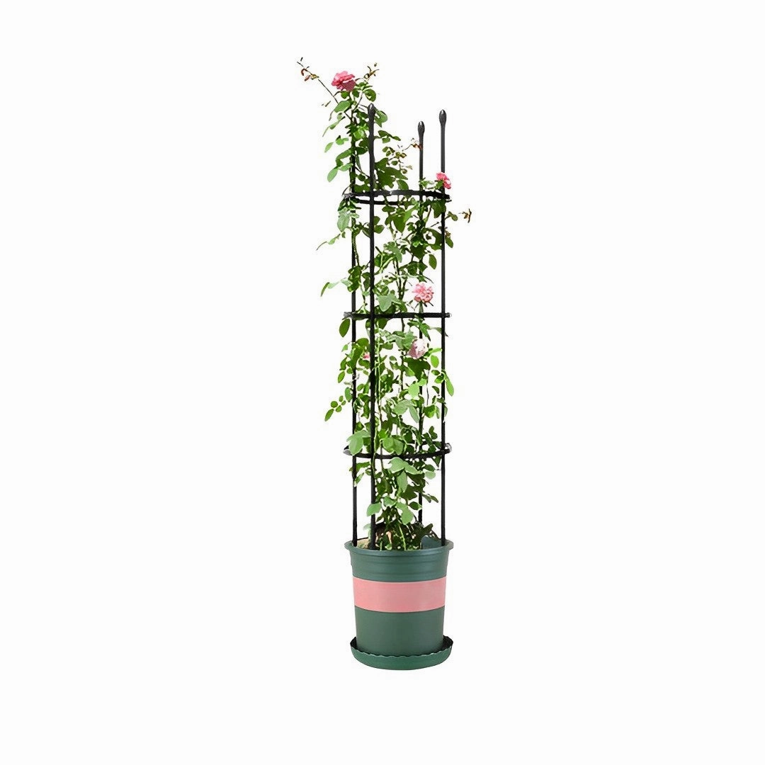 SOGA 133cm 4-Bar Plant Frame Stand Trellis Vegetable Flower Herbs Outdoor Vine Support Garden Rack PLANTTUBE133 cactus succulent plant  