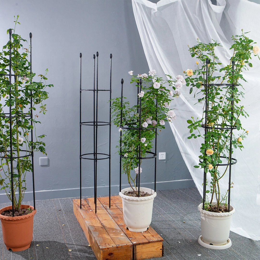 SOGA 2X 133cm 4-Bar Plant Frame Stand Trellis Vegetable Flower Herbs Outdoor Vine Support Garden PLANTTUBE133X2