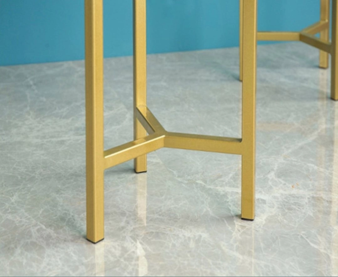 SOGA 2X 30CM Gold Metal Plant Stand with Flower Pot Holder Corner Shelving Rack Indoor Display FPOTH32GLDX2