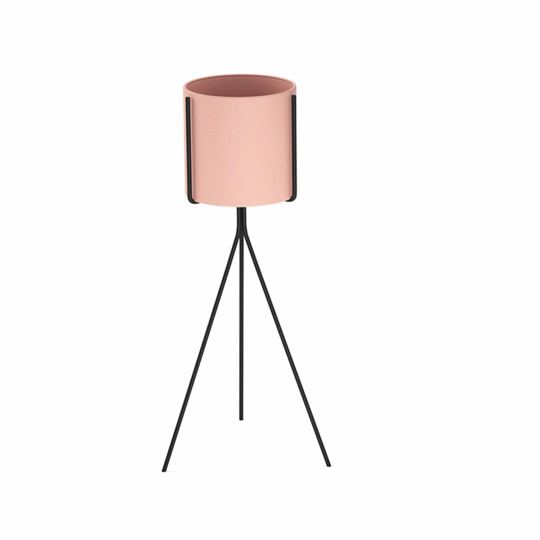 SOGA 2X 80cm Tripod Flower Pot Plant Stand with Pink Flowerpot Holder Rack Indoor Display FPOTH82PNKX2