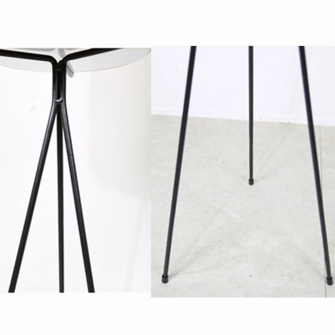 SOGA 4X 70cm Tripod Flower Pot Plant Stand with White Flowerpot Holder Rack Indoor Display FPOTH70WHTX4