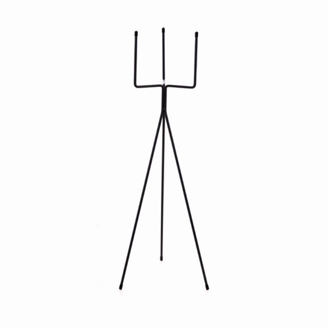 SOGA 4X 70cm Tripod Flower Pot Plant Stand with White Flowerpot Holder Rack Indoor Display FPOTH70WHTX4