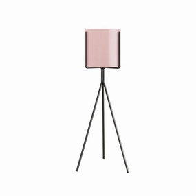SOGA 70cm Tripod Flower Pot Plant Stand with Pink Flowerpot Holder Rack Indoor Display FPOTH72PNK cactus succulent plant  