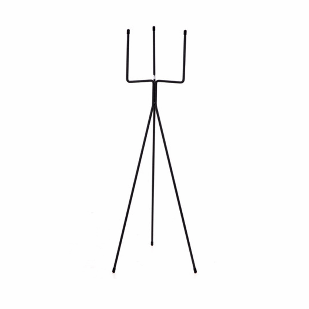 SOGA 80cm Tripod Flower Pot Plant Stand with White Flowerpot Holder Rack Indoor Display FPOTH82WHT