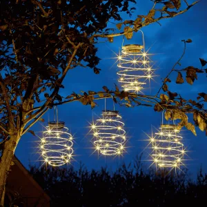 Solar Spiralight 4 Pack dried flowers  