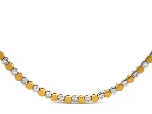 Solid 18K Gold Diamond Chain