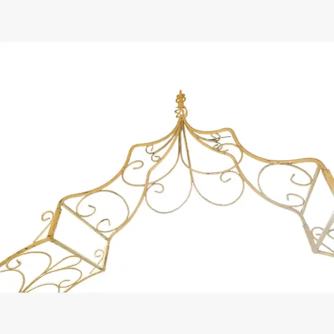 Solid Iron Rustic Elegant Full Gothic Arbor Outside