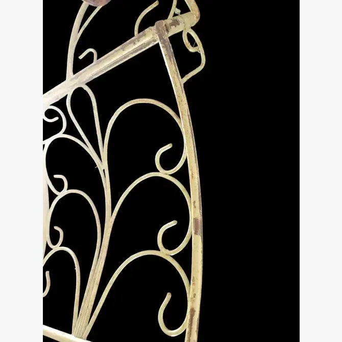 Solid Iron Rustic Elegant Full Gothic Arbor Outside