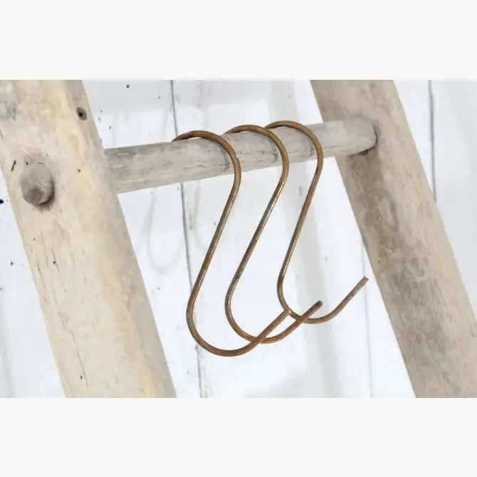 Solid Steel 6" Hooks Hangers Package of 25