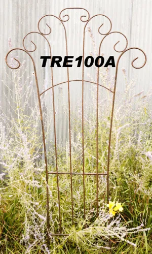 Solid Steel 8 Spin Trellis dried flower branch  