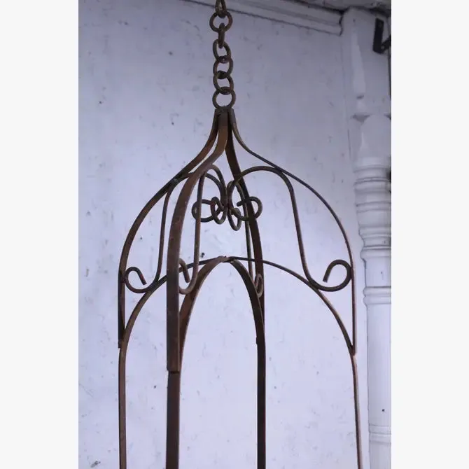 Solid Steel Victorian Hanging Basket